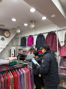 춘천소방서, 겨울철 전통시장 화재안전점검 실시