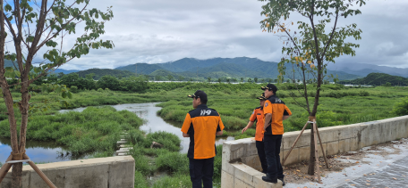 철원소방서, 풍수해 인명피해 우려지역 현장점검