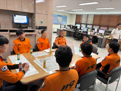 철원소방서, 신임 소방서장 외근부서 초도방문