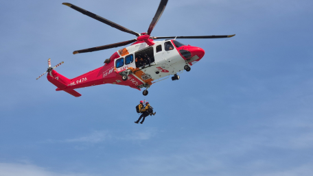 양양항공대 및 특수산악구조대 합동훈련