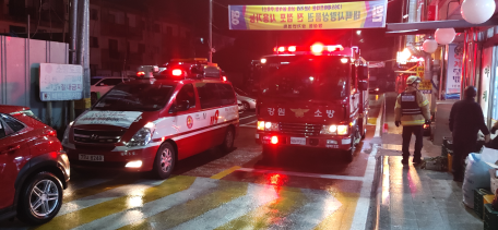 태백소방서,  소방출동로 확보 및 주정차금지구간 집중 단속의 날 운영