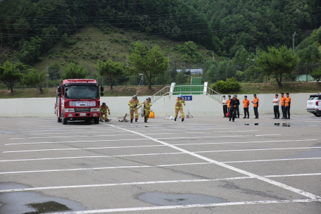 태백소방서,  소방기술경연대회 시연회 개최
