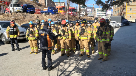 대형화재 취약대상 합동소방훈련 실시