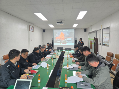 태백소방서, 에너지저장시설(ESS) 화재예방 간담회 실시