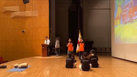 태백소방서, 황지초등학교(한국119청소년단) 심폐소생술 경연대회 참가