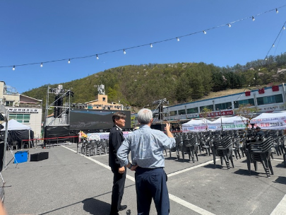 태백소방서, 천상의 산나물 축제 안전 우리가 지킵니다