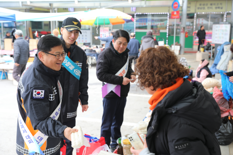 양구소방서, 전통시장 화재안전캠페인 실시