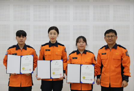 양구소방서, 생명을 구한 구급대원의 하트·브레인 세이버 수여